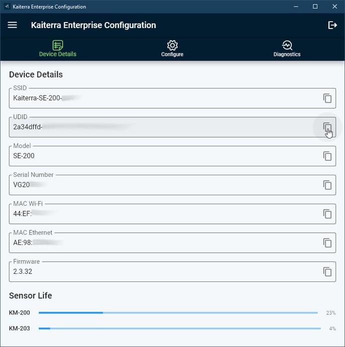 Configuration Tool UDID (Updated)