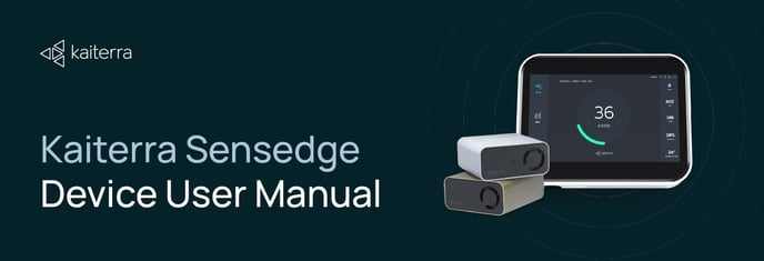 Kaiterra Sensedge Device User Manual