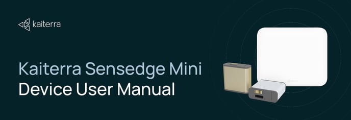 Kaiterra Sensedge Mini Device User Manual