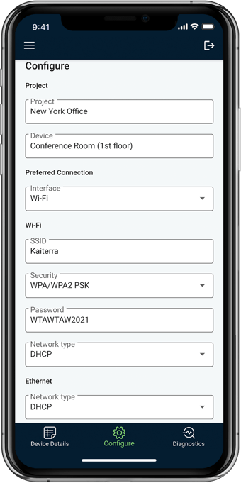 Mobile Config - Configure (Phone 2)