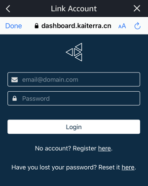 kaiterra-account